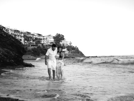 sesión de fotos parejas en la playa Benalmádena Málaga Costa del Sol